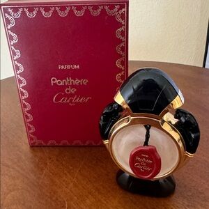 PANTHÈRE de Cartier 🐆 REFILLABLE with Black and Gold empty bottle original box